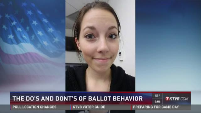 Is taking a selfie with your ballot illegal in Idaho? | ktvb.com