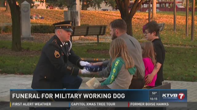Military working dog gets hero's funeral in Boise | ktvb.com